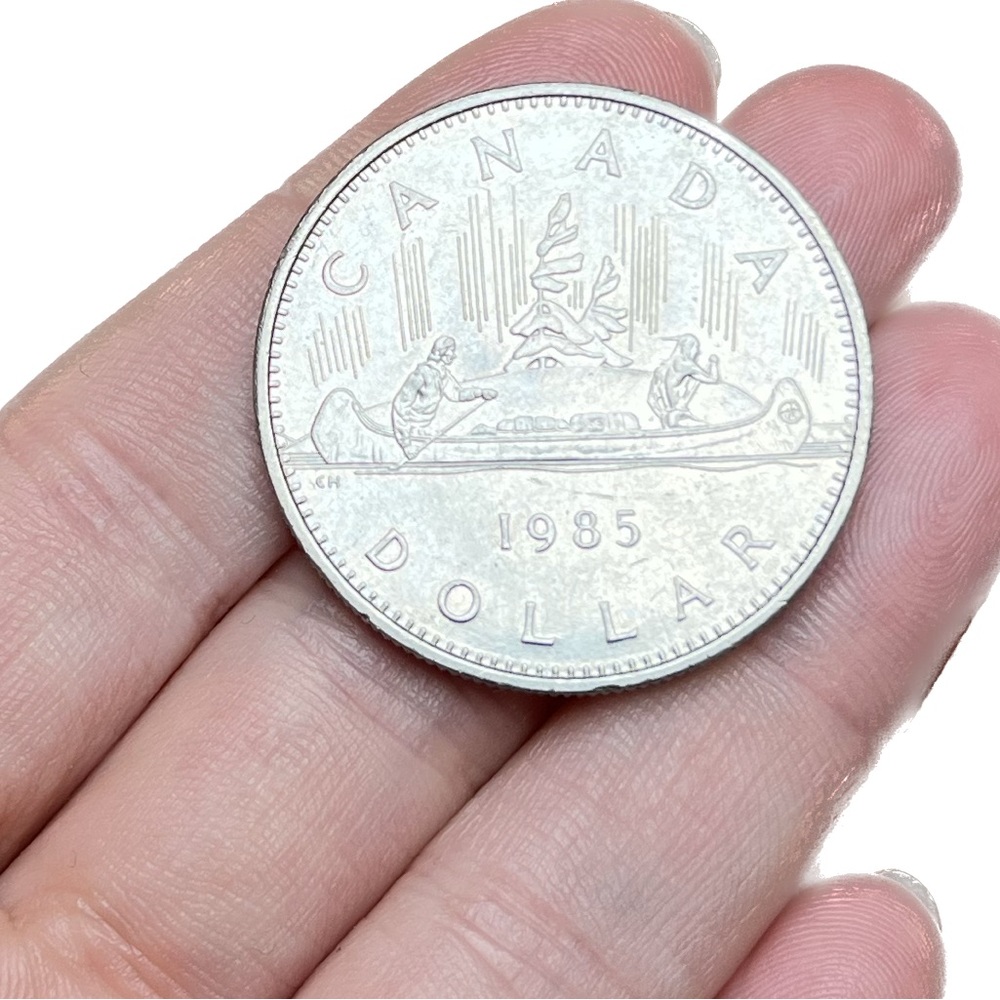 🎈$5 add on - 1985 CANADA DOLLAR - Elizabeth II - NICKEL.